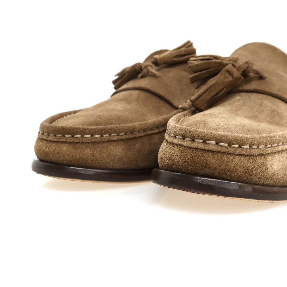 【新品アウトレット】イルモカシーノ IL MOCASSINO スエード ローファー カーキブラウン【サイズ42】【 状態ランクN- 】【 メンズ 】