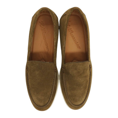 【新品】イルモカシーノ IL MOCASSINO スエード スニーカー オリーブブラウン【サイズ39】【 状態ランクN 】【 メンズ 】
