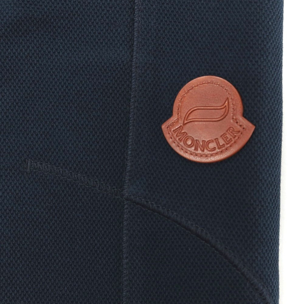 【新品】モンクレール MONCLER コットンポリエステルポリウレタン ジャージー スウェットパンツ ネイビー【サイズL】【 状態ランクN 】【 メンズ 】