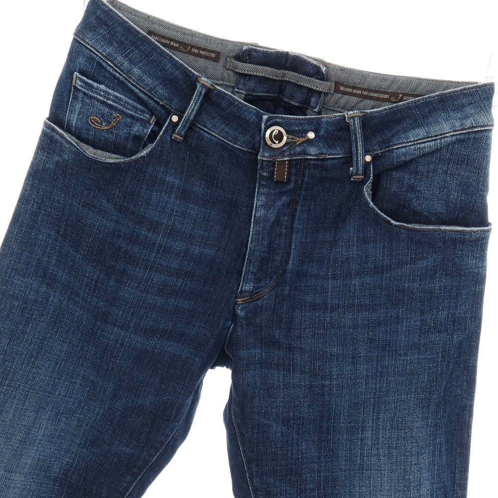 【中古】ヤコブコーエン JACOB COHEN J620 PHILOSOPHY ストレッチ コットン デニムパンツ ジーンズ ネイビー【サイズ32】【 状態ランクB 】【 メンズ 】