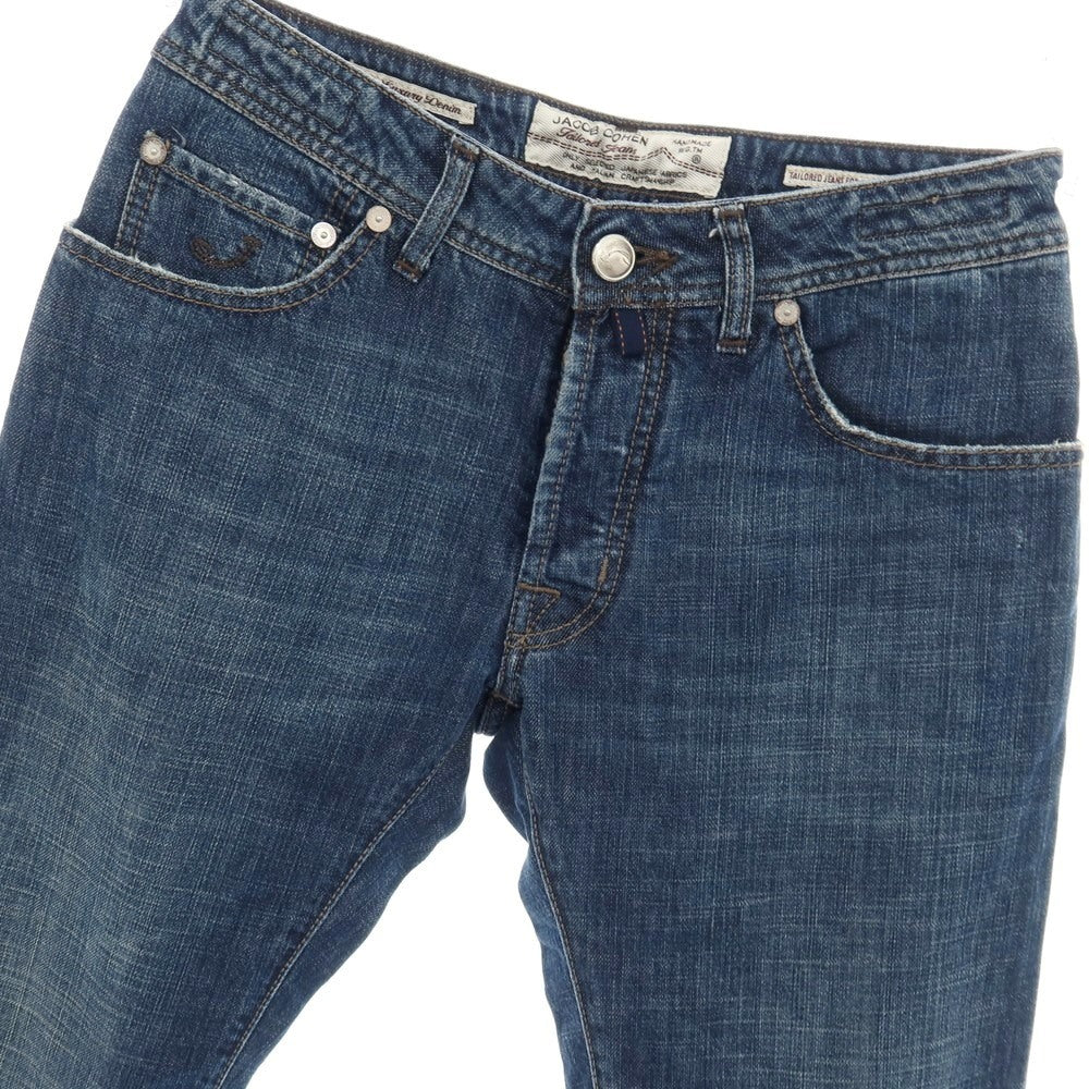 【中古】ヤコブコーエン JACOB COHEN J620 コットン デニムパンツ ジーンズ ネイビー【サイズ32】【 状態ランクB 】【 メンズ 】