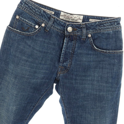 【中古】ヤコブコーエン JACOB COHEN J620 コットン デニムパンツ ジーンズ ネイビー【サイズ32】【 状態ランクB 】【 メンズ 】