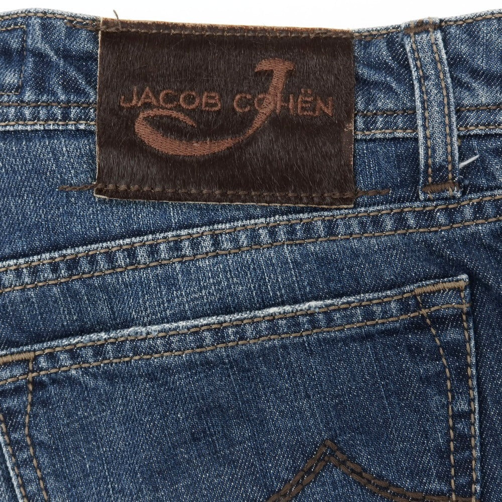 【中古】ヤコブコーエン JACOB COHEN J620 コットン デニムパンツ ジーンズ ネイビー【サイズ32】【 状態ランクB 】【 メンズ 】