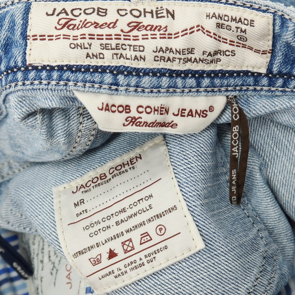 【中古】ヤコブコーエン JACOB COHEN J620 コットン デニムパンツ ジーンズ ライトブルー【サイズ32】【 状態ランクC 】【 メンズ 】