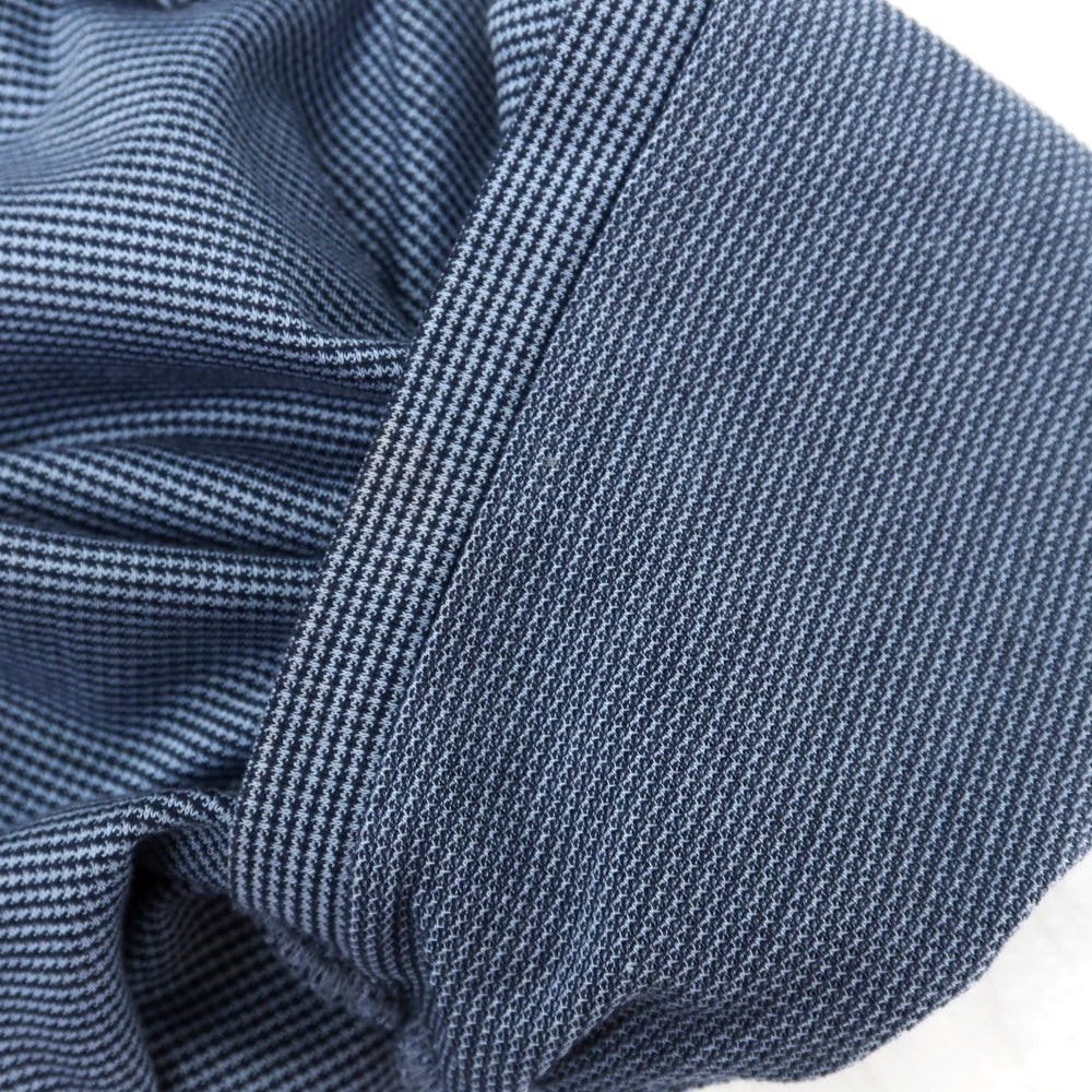 【中古】ハケットロンドン HACKETT LONDON コットン 半袖ポロシャツ ライトブルーxネイビー【サイズS】【 状態ランクB 】【 メンズ 】
