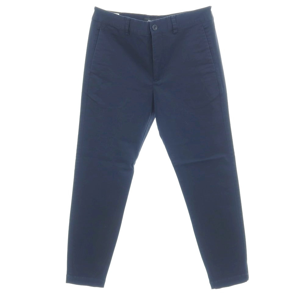 【中古】【未使用】ピークパフォーマンス PeakPerformance Moment Narrow Pants ストレッチ ツイルコットン カジュアルスラックスパンツ ネイビー【サイズ31/32】【 状態ランクS 】【 メンズ 】