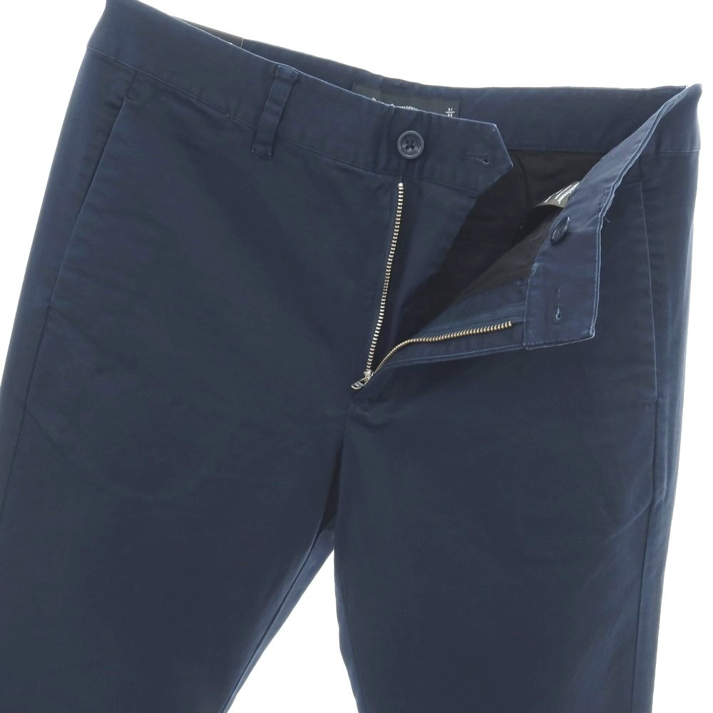 【中古】【未使用】ピークパフォーマンス PeakPerformance Moment Narrow Pants ストレッチ ツイルコットン カジュアルスラックスパンツ ネイビー【サイズ31/32】【 状態ランクS 】【 メンズ 】