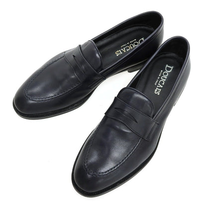 【中古】デュカルス DOUCALS レザー ローファー ブラック【サイズ40】【 状態ランクA 】【 メンズ 】