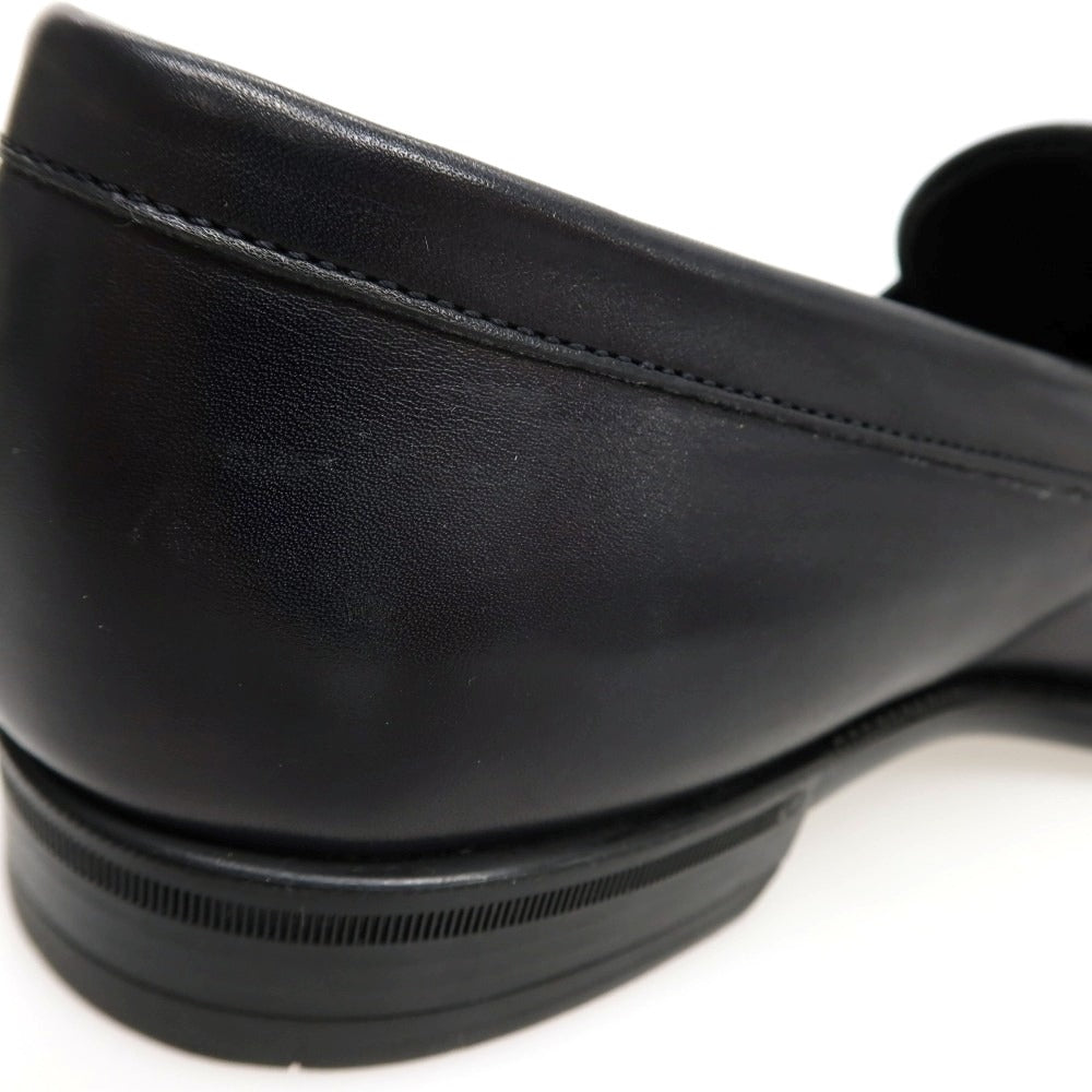 【中古】デュカルス DOUCALS レザー ローファー ブラック【サイズ40】【 状態ランクA 】【 メンズ 】