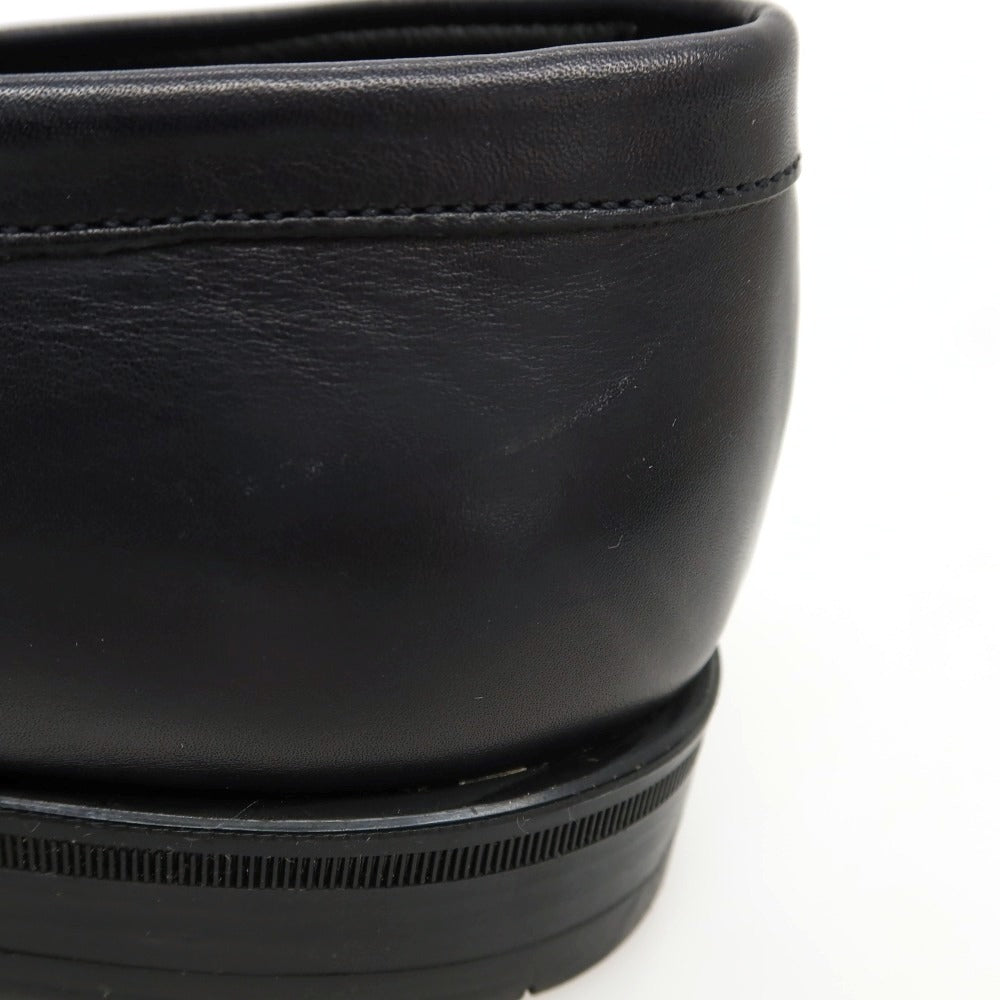 【中古】デュカルス DOUCALS レザー ローファー ブラック【サイズ40】【 状態ランクA 】【 メンズ 】