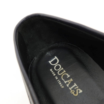 【中古】デュカルス DOUCALS レザー ローファー ブラック【サイズ40】【 状態ランクA 】【 メンズ 】