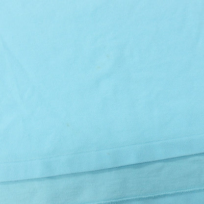 【中古】ポロ ラルフローレン Polo Ralph Lauren コットン 鹿の子 半袖ポロシャツ ライトブルー【サイズXL】【 状態ランクC 】【 メンズ 】