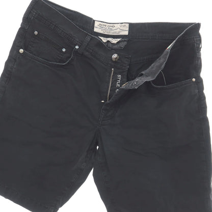 【中古】ヤコブコーエン JACOB COHEN PW6636 ストレッチ コットン ショートパンツ ブラック【サイズ36】【 状態ランクB 】【 メンズ 】