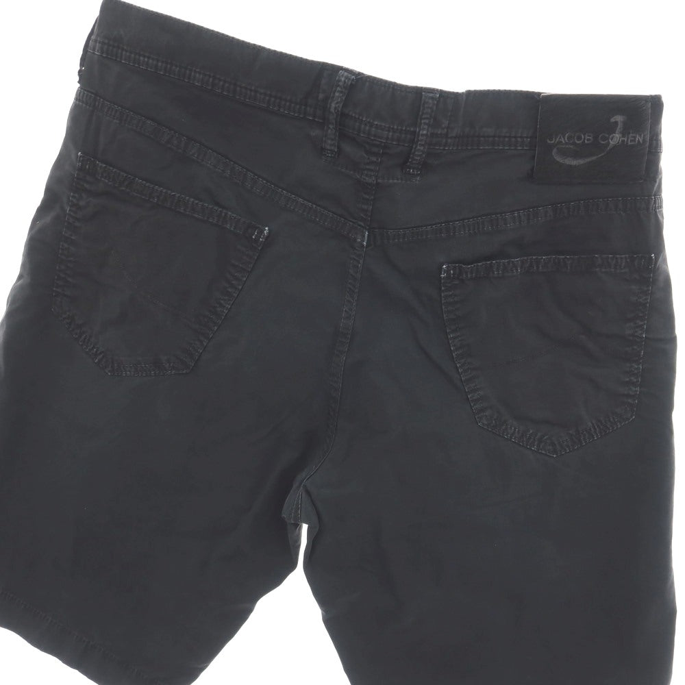 【中古】ヤコブコーエン JACOB COHEN PW6636 ストレッチ コットン ショートパンツ ブラック【サイズ36】【 状態ランクB 】【 メンズ 】