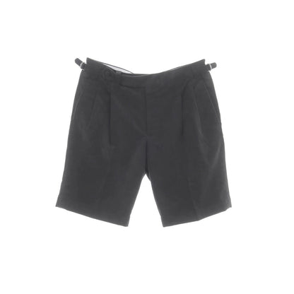 【中古】イガラシトラウザーズ 五十嵐 IGARASHI TROUSERS ストレッチ ポリエステル ショートパンツ ブラック【サイズ48】【 状態ランクB 】【 メンズ 】