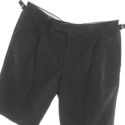 【中古】イガラシトラウザーズ 五十嵐 IGARASHI TROUSERS ストレッチ ポリエステル ショートパンツ ブラック【サイズ48】【 状態ランクB 】【 メンズ 】