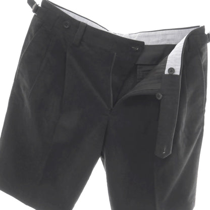 【中古】イガラシトラウザーズ 五十嵐 IGARASHI TROUSERS ストレッチ ポリエステル ショートパンツ ブラック【サイズ48】【 状態ランクB 】【 メンズ 】