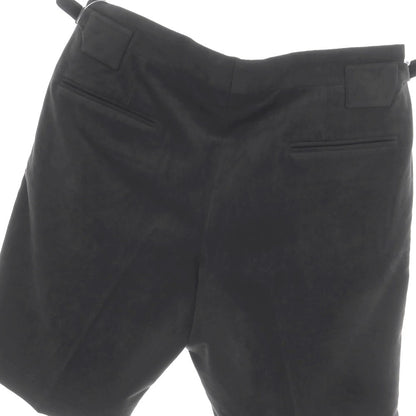 【中古】イガラシトラウザーズ 五十嵐 IGARASHI TROUSERS ストレッチ ポリエステル ショートパンツ ブラック【サイズ48】【 状態ランクB 】【 メンズ 】