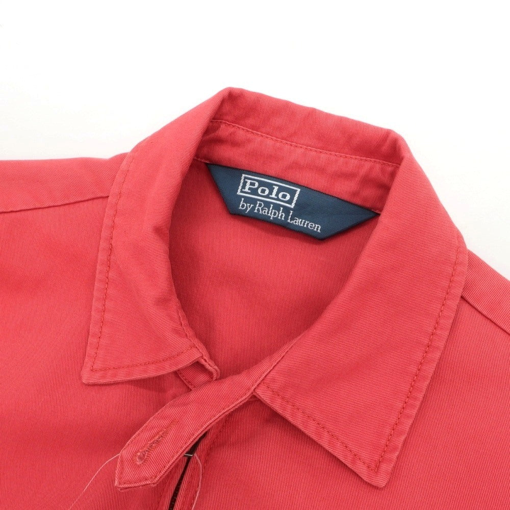 【中古】ポロ ラルフローレン Polo Ralph Lauren コットン スイングトップ ドリズラー レッド【サイズS】【 状態ランクC 】【 メンズ 】