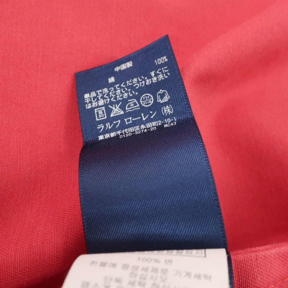 【中古】ポロ ラルフローレン Polo Ralph Lauren コットン スイングトップ ドリズラー レッド【サイズS】【 状態ランクC 】【 メンズ 】
