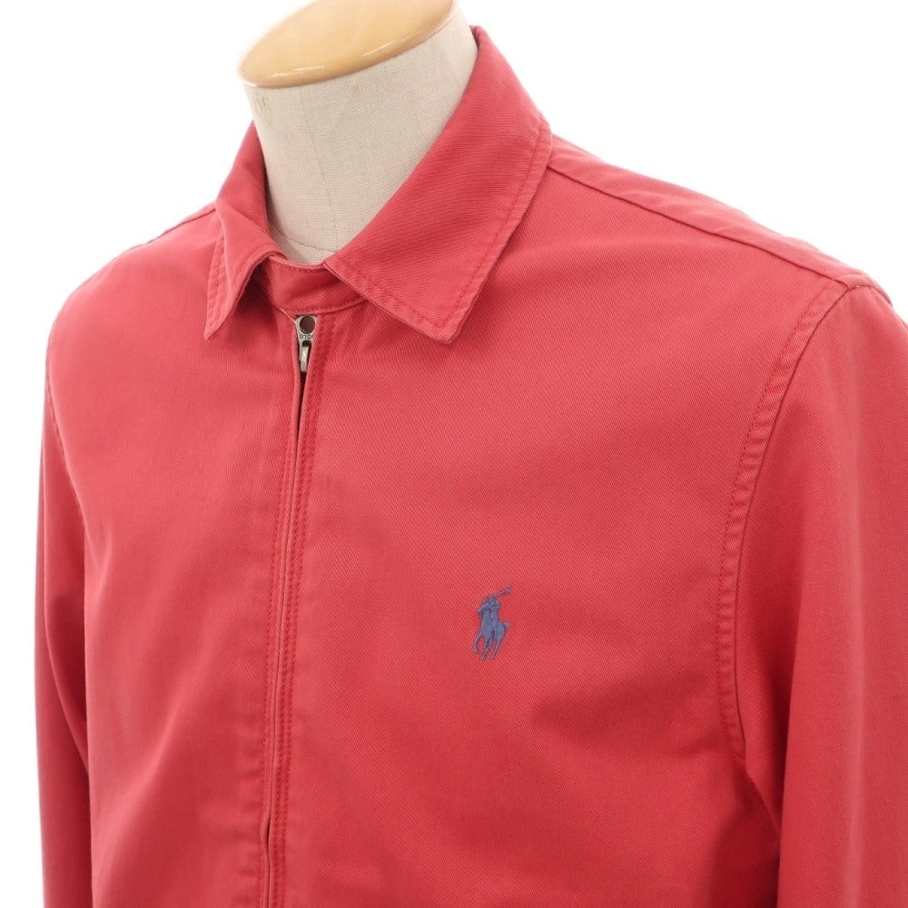 【中古】ポロ ラルフローレン Polo Ralph Lauren コットン スイングトップ ドリズラー レッド【サイズS】【 状態ランクC 】【 メンズ 】