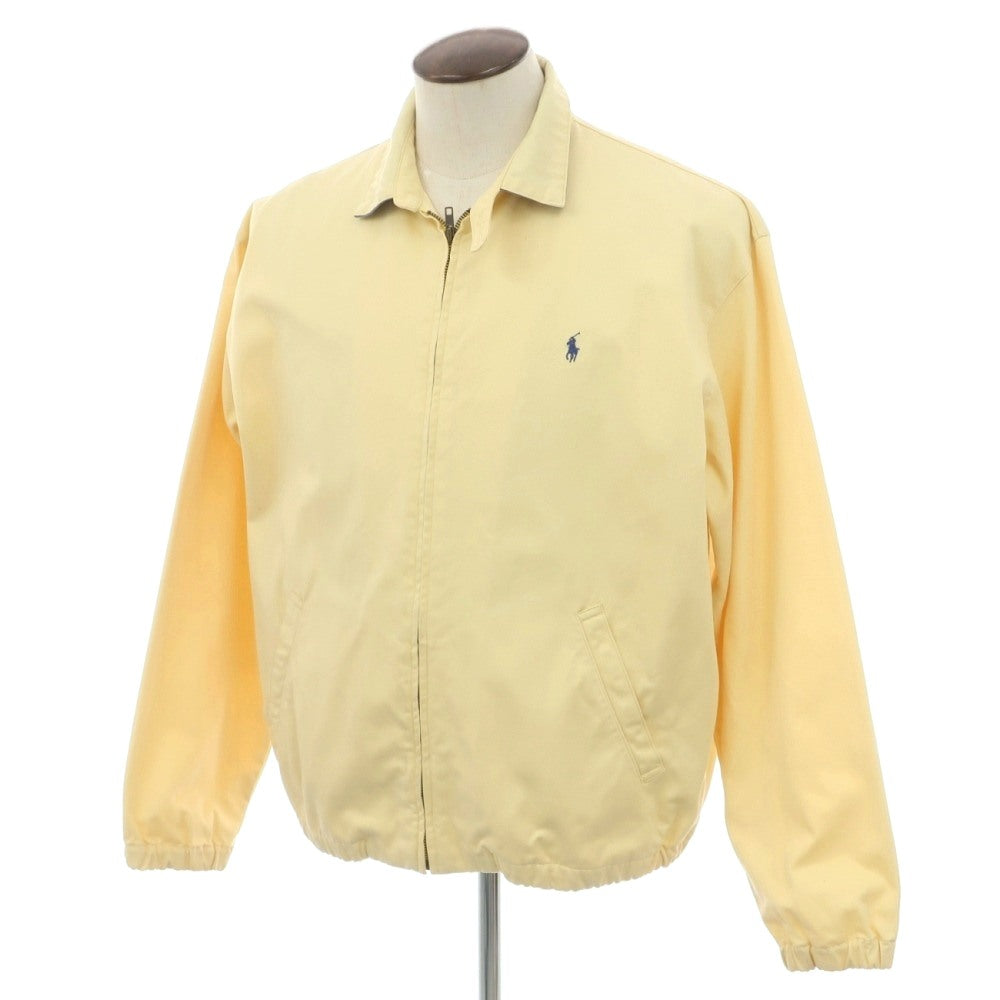 【中古】ポロ ラルフローレン Polo Ralph Lauren コットン スイングトップ ドリズラー クリームイエロー【サイズL】【 状態ランクC 】【 メンズ 】