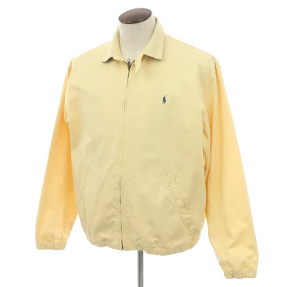 【中古】ポロ ラルフローレン Polo Ralph Lauren コットン スイングトップ ドリズラー クリームイエロー【サイズL】【 状態ランクC 】【 メンズ 】