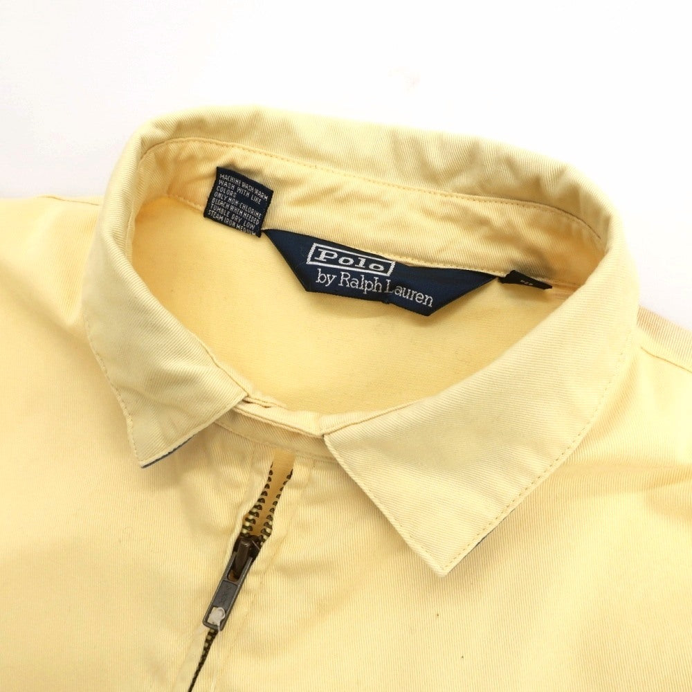 【中古】ポロ ラルフローレン Polo Ralph Lauren コットン スイングトップ ドリズラー クリームイエロー【サイズL】【 状態ランクC 】【 メンズ 】