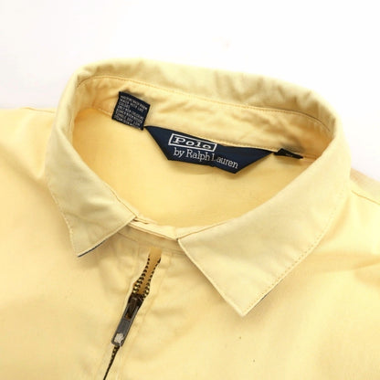 【中古】ポロ ラルフローレン Polo Ralph Lauren コットン スイングトップ ドリズラー クリームイエロー【サイズL】【 状態ランクC 】【 メンズ 】