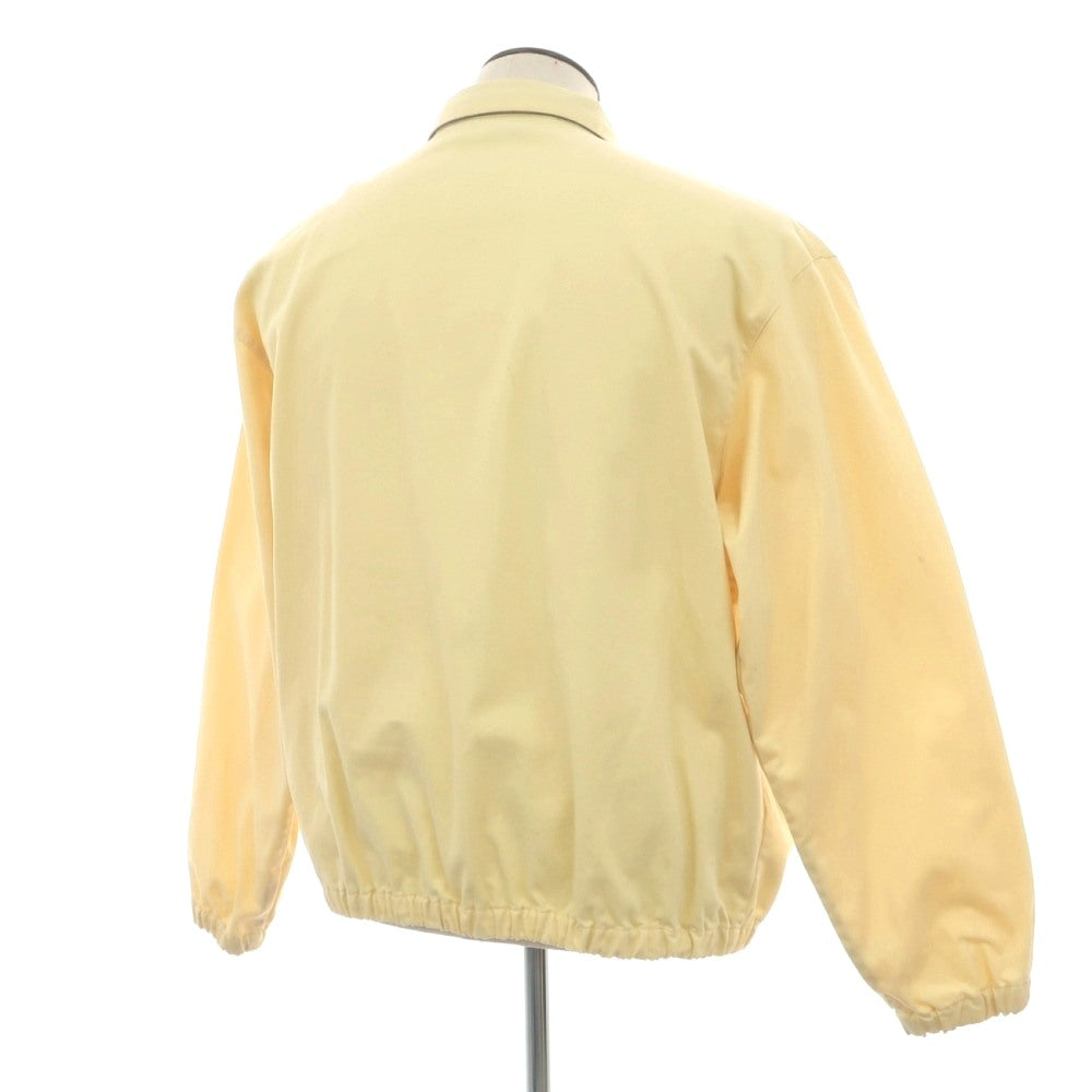 【中古】ポロ ラルフローレン Polo Ralph Lauren コットン スイングトップ ドリズラー クリームイエロー【サイズL】【 状態ランクC 】【 メンズ 】