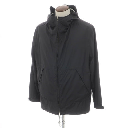 【中古】コルネリアーニ CORNELIANI ポリエステル フーデッドブルゾン ブラック【サイズ50】【 状態ランクC 】【 メンズ 】