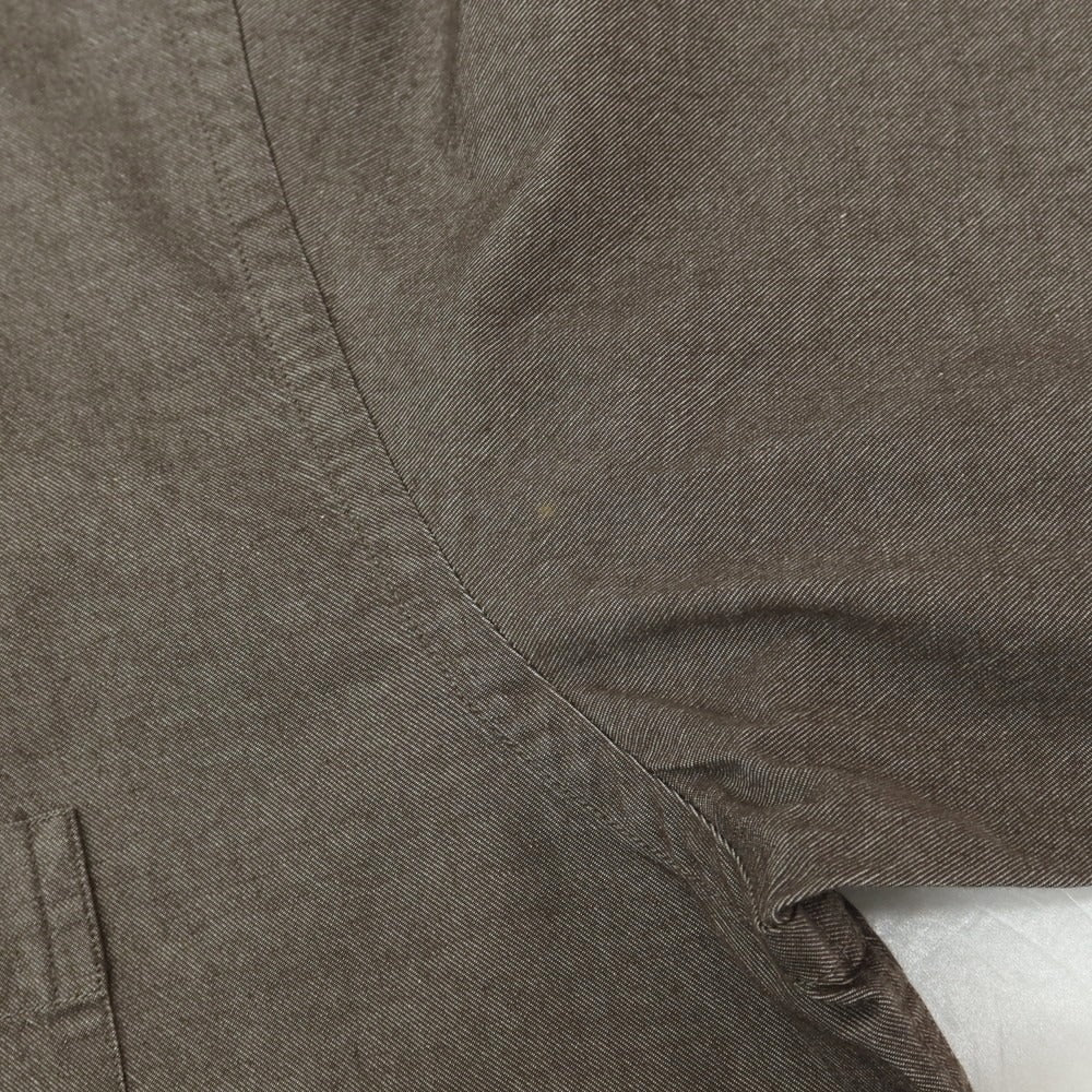 【中古】ゼニアスポーツ Zegna SPORT コットン ボタンダウン カジュアルシャツ グレーブラウン【サイズXL】【 状態ランクB 】【 メンズ 】