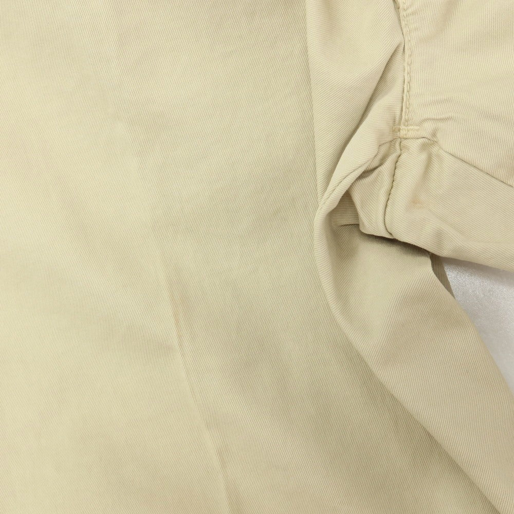 【中古】【未使用】インコテックス スラックス INCOTEX SLACKS ストレッチ ツイルコットン カジュアルスラックスパンツ ライトイエローベージュ【サイズ32】【 状態ランクS 】【 メンズ 】