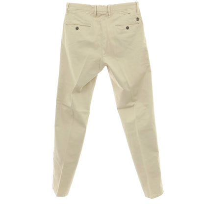 【中古】【未使用】インコテックス スラックス INCOTEX SLACKS ストレッチ ツイルコットン カジュアルスラックスパンツ ライトイエローベージュ【サイズ32】【 状態ランクS 】【 メンズ 】