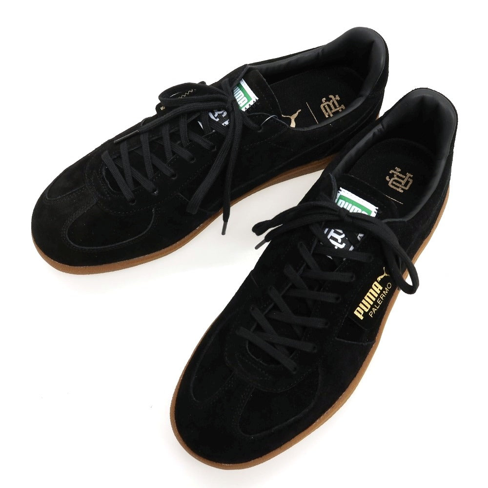 【中古】【未使用】レイニングチャンプ REIGNING CHAMP × PUMA PALERMO MIJ すえ スニーカー ブラック【サイズ27】【 状態ランクS 】【 メンズ 】