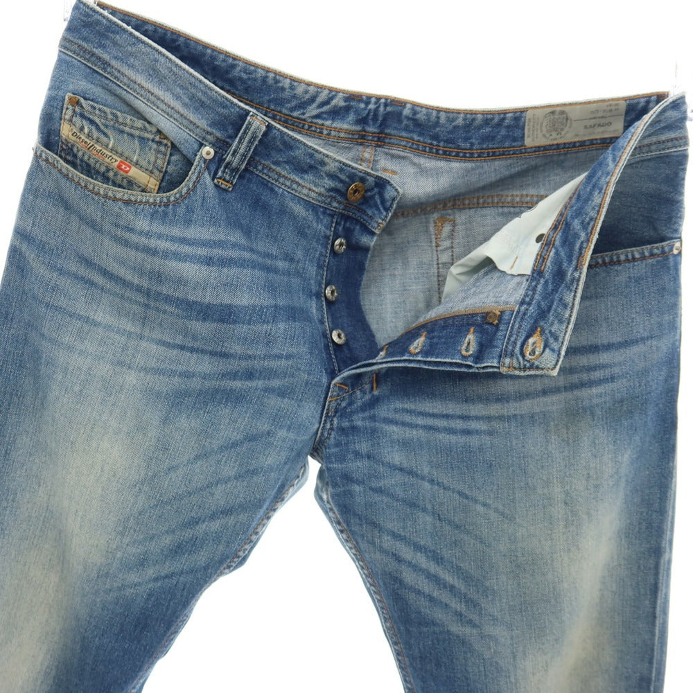 【中古】ディーゼル DIESEL SAFADO コットン デニムパンツ ジーンズ ブルー【サイズ36】【 状態ランクC 】【 メンズ 】