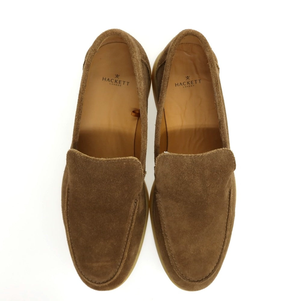 【中古】ハケットロンドン HACKETT LONDON HMS21361 スエード スリッポン ブラウンベージュ【サイズ41】【 状態ランクB 】【 メンズ 】
