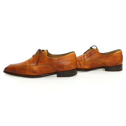 【中古】フランチェスコ ベニーニョ FRANCESCO BENIGNO カーフ レザー ドレスシューズ ライトブラウン【サイズ7】【 状態ランクC 】【 メンズ 】