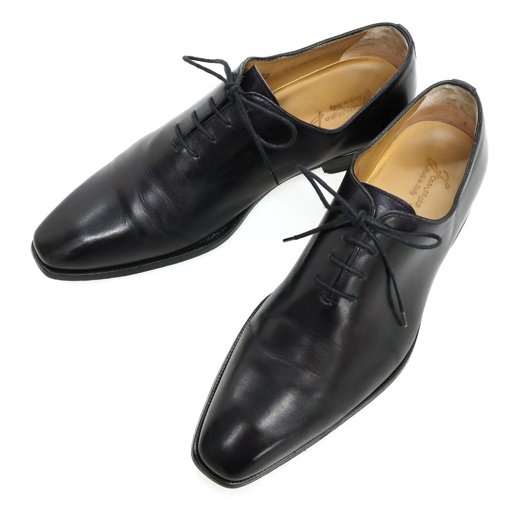 【中古】フランチェスコ ベニーニョ FRANCESCO BENIGNO カーフ レザー ドレスシューズ ブラック【サイズ6 1/2】【 状態ランクC 】【 メンズ 】
