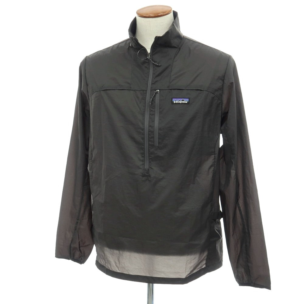 【中古】パタゴニア patagonia ナイロン ポケッタブル フーディニ ハーフジップ プルオーバー シェルジャケット ウィンドブレーカー ダークグレー【サイズM】【 状態ランクA 】【 メンズ 】