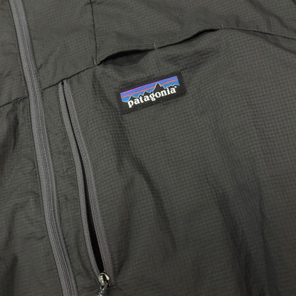 【中古】パタゴニア patagonia ナイロン ポケッタブル フーディニ ハーフジップ プルオーバー シェルジャケット ウィンドブレーカー ダークグレー【サイズM】【 状態ランクA 】【 メンズ 】