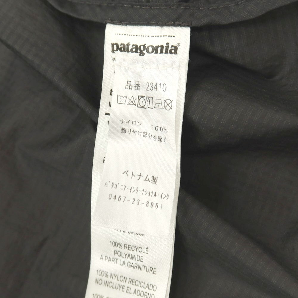 【中古】パタゴニア patagonia ナイロン ポケッタブル フーディニ ハーフジップ プルオーバー シェルジャケット ウィンドブレーカー ダークグレー【サイズM】【 状態ランクA 】【 メンズ 】