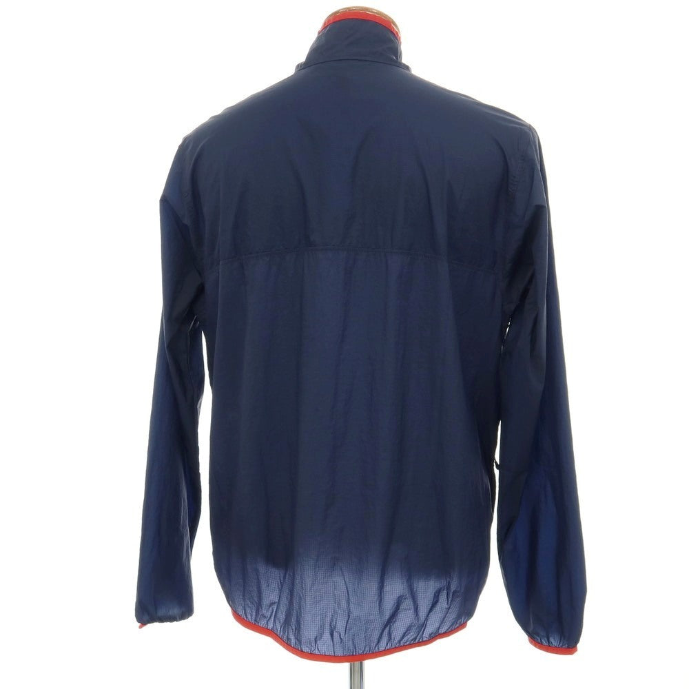 【中古】パタゴニア patagonia ナイロン ポケッタブル フーディニ スナップT プルオーバー シェルジャケット ネイビーxレッド【サイズM】【 状態ランクA 】【 メンズ 】