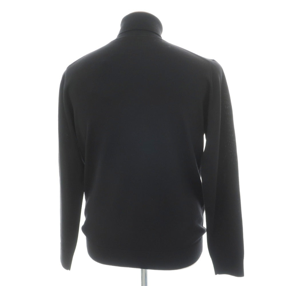 【中古】【未使用】ユナイテッドアローズ UNITED ARROWS ウール タートルネック プルオーバーニット ブラック【サイズM】【 状態ランクS 】【 メンズ 】