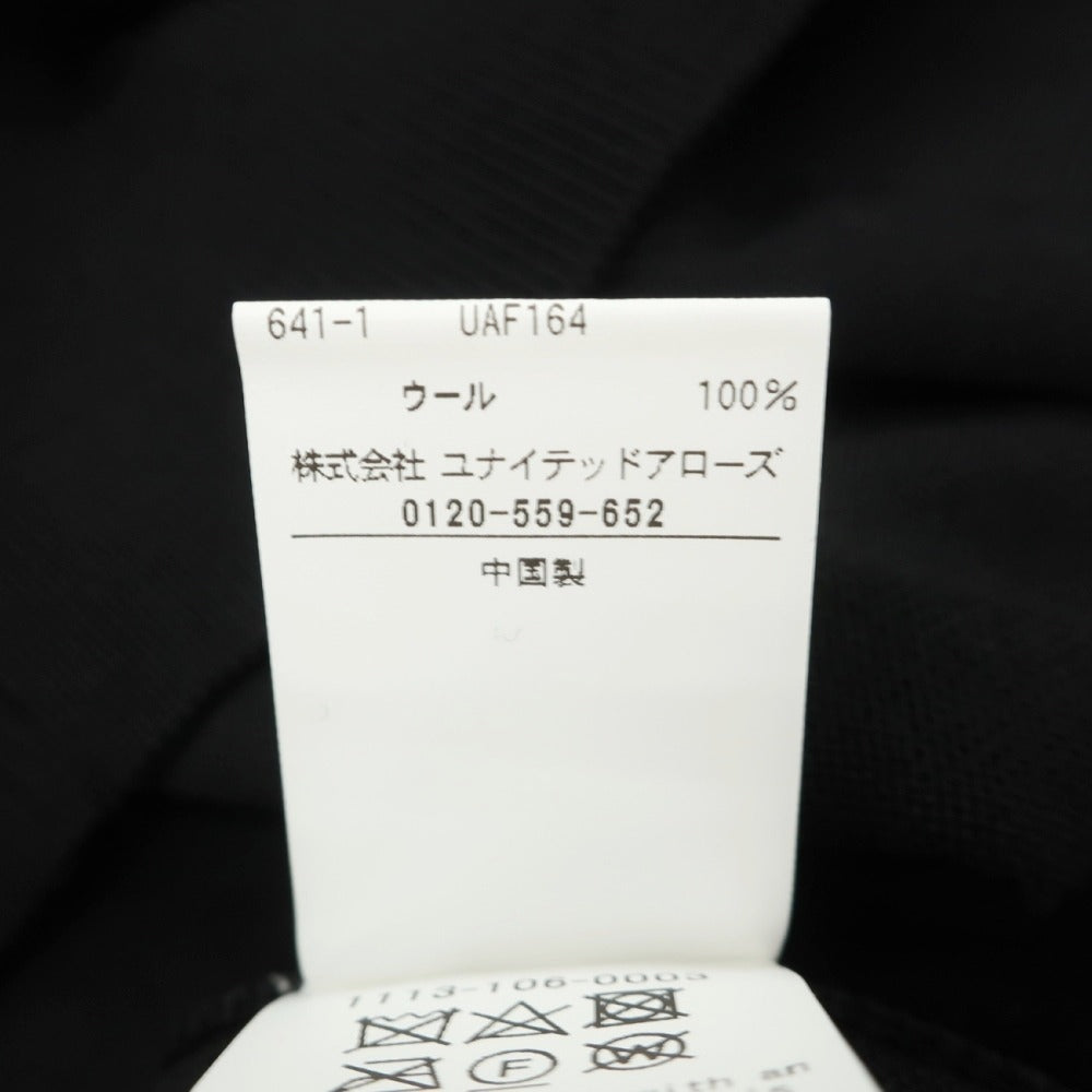 【中古】【未使用】ユナイテッドアローズ UNITED ARROWS ウール タートルネック プルオーバーニット ブラック【サイズM】【 状態ランクS 】【 メンズ 】