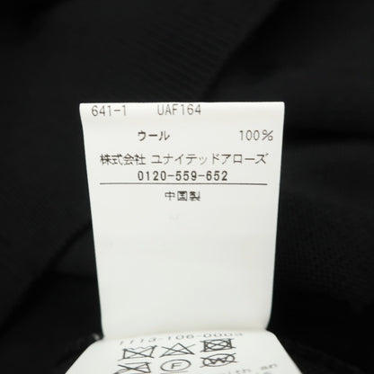 【中古】【未使用】ユナイテッドアローズ UNITED ARROWS ウール タートルネック プルオーバーニット ブラック【サイズM】【 状態ランクS 】【 メンズ 】