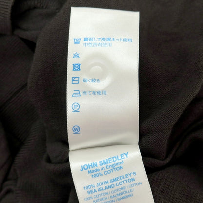 【中古】ジョンスメドレー JOHN SMEDLEY ハイゲージ シーアイランドコットン 半袖 ポロニット ダークトープ【サイズM】【 状態ランクB 】【 メンズ 】