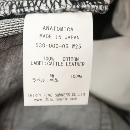 【中古】アナトミカ ANATOMICA コットン デニムパンツ ジーンズ ウォッシュブラック【サイズ34】【 状態ランクB 】【 メンズ 】