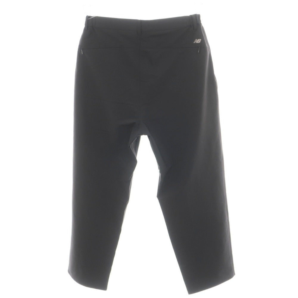 【中古】ニューバランス NEW BALANCE SOLOTEX ポリエステル ワイドテーパードシルエット イージーパンツ ブラック【サイズL】【 状態ランクB 】【 メンズ 】