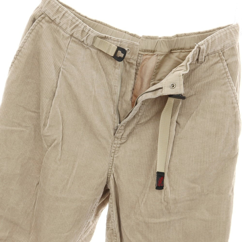 【中古】ノンネイティブ nonnative × グラミチ コットン イージー 太畝 コーデュロイパンツ ベージュ【サイズ3】【 状態ランクC 】【 メンズ 】